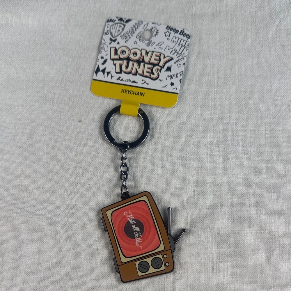 Loungefly Looney Tunes Lenticular TV Keychain - New, Sealed
